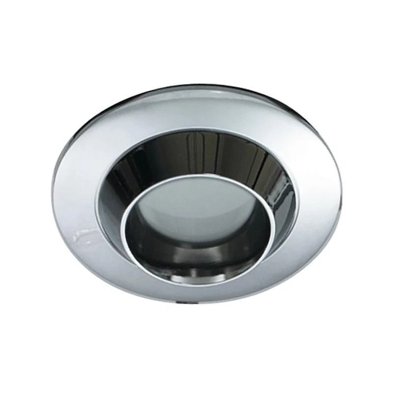 Kulaté stropní vestavné světlo do koupelny DERYL 1 - 1xGU5,3, MR16, 50W, 8,2cm, chromované