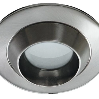 Kulaté stropní vestavné světlo do koupelny DERYL 1 - 1xGU5,3, MR16, 50W, 8,2cm, stříbrné