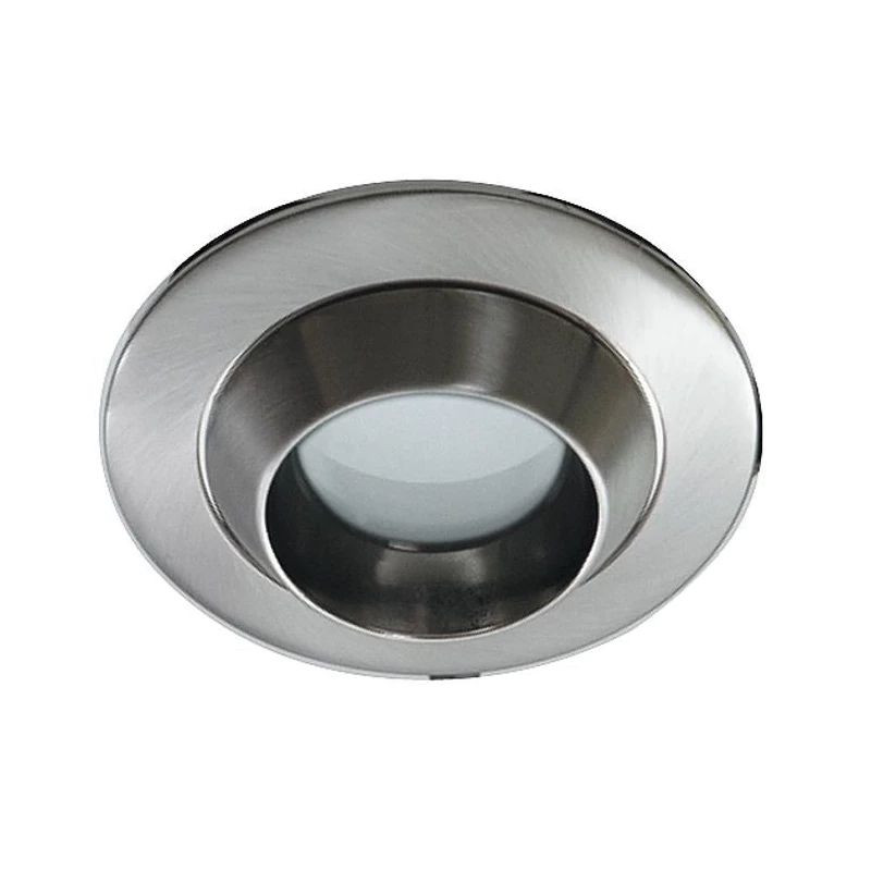 Kulaté stropní vestavné světlo do koupelny DERYL 1 - 1xGU5,3, MR16, 50W, 8,2cm, stříbrné