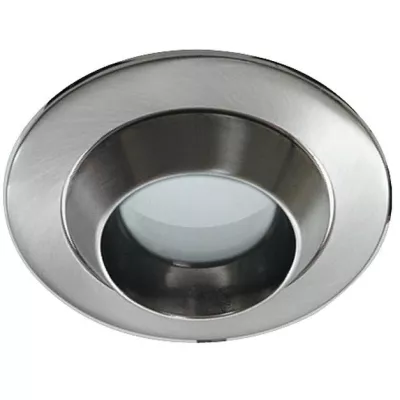 Kulaté stropní vestavné světlo do koupelny DERYL 1 - 1xGU5,3, MR16, 50W, 8,2cm, stříbrné