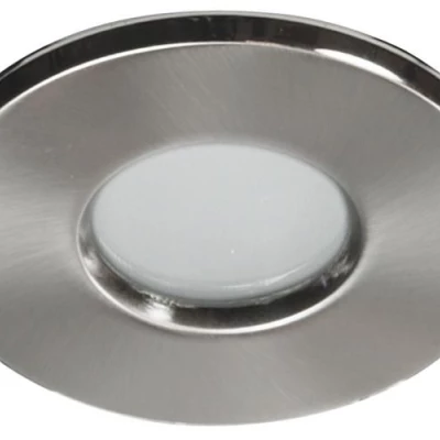 Koupelnové stropní vestavné svítidlo DERYL 3 - 1xGU5,3, MR16, 50W, 8,4cm, kulaté, stříbrné