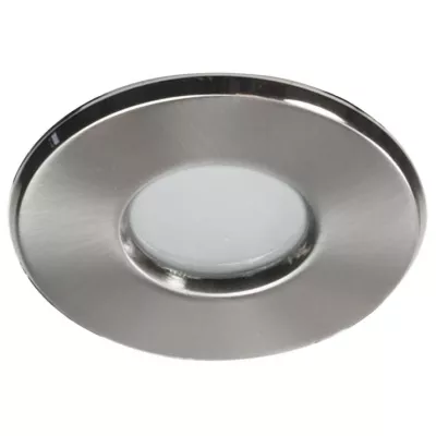 Koupelnové stropní vestavné svítidlo DERYL 3 - 1xGU5,3, MR16, 50W, 8,4cm, kulaté, stříbrné