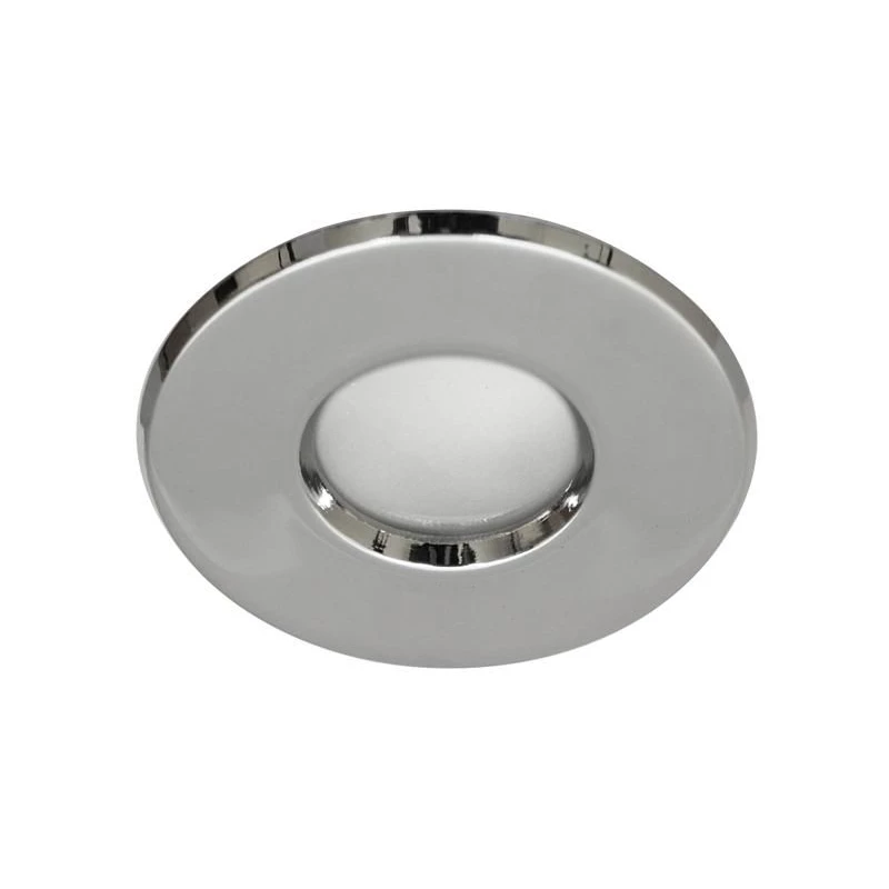 Koupelnové stropní vestavné svítidlo DERYL 3 - 1xGU5,3, MR16, 50W, 8,4cm, kulaté, chromované