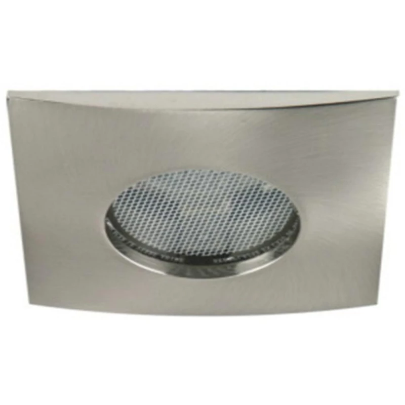 Hranaté koupelnové zápustné světlo DERYL 7 - 1xGU5,3, MR16, 50W, 8,2x8,2cm, stříbrné