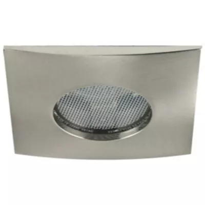 Hranaté koupelnové zápustné světlo DERYL 7 - 1xGU5,3, MR16, 50W, 8,2x8,2cm, stříbrné