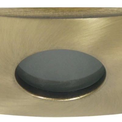 Hranaté koupelnové zápustné světlo DERYL 7 - 1xGU5,3, MR16, 50W, 8,2x8,2cm, zlaté