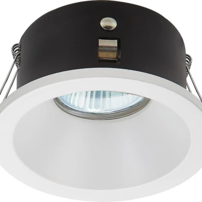 Zápustné stropní koupelnové svítidlo DERYL 8 - 1xGU5,3, MR16, 50W, 8,6cm, kulaté, bílé