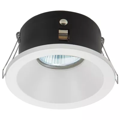 Zápustné stropní koupelnové svítidlo DERYL 8 - 1xGU5,3, MR16, 50W, 8,6cm, kulaté, bílé