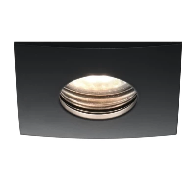 Hranaté podhledové koupelnové stropní svítidlo DERYL 10 - 1xGU5,3, 50W, 8,4x8,4cm, černé