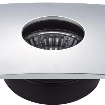 Hranaté podhledové koupelnové stropní svítidlo DERYL 10 - 1xGU5,3, MR16, 50W, 8,4x8,4cm, chromované