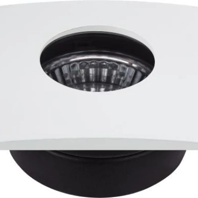 Hranaté podhledové koupelnové stropní svítidlo DERYL 10 - 1xGU5,3, MR16, 50W, 8,4x8,4cm, bílé