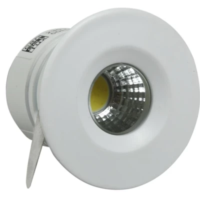 Kulaté stropní LED svítidlo do koupelny DERYL 11 - 1x3W, 6500K (studená bílá), 4,6cm, bílé