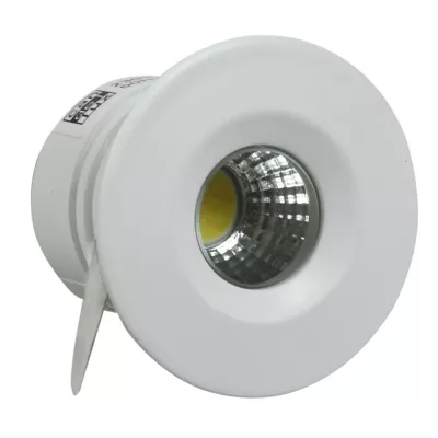 Kulaté stropní LED svítidlo do koupelny DERYL 11 - 1x3W, 6500K (studená bílá), 4,6cm, bílé
