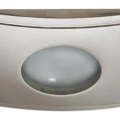 Hranaté koupelnové zápustné světlo DERYL 4 - 1xGU5,3, MR16, 50W, 8,5cm, stříbrné