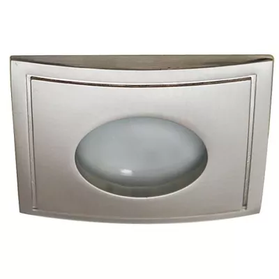 Hranaté koupelnové zápustné světlo DERYL 4 - 1xGU5,3, MR16, 50W, 8,5cm, stříbrné