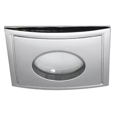 Hranaté koupelnové zápustné světlo DERYL 4 - 1xGU5,3, MR16, 50W, 8,5cm, chromované