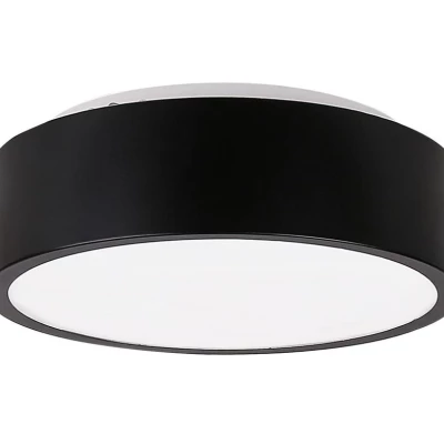 Stropní koupelnové LED osvětlení GOKU - 10W, 4000K (denní bílá), 32cm, kulaté, černé