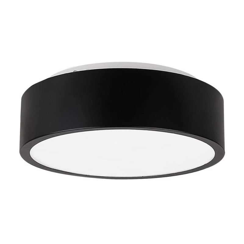 Stropní koupelnové LED osvětlení GOKU - 10W, 4000K (denní bílá), 32cm, kulaté, černé