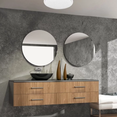 Koupelnové stropní LED svítidlo JASPER - 36W, 4000K (denní bílá), 49cm, kulaté, bílé