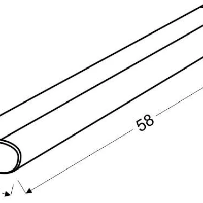 LED koupelnové osvětlení nad zrcadlo LYRICA - 14W, 4000K (denní bílá), 58cm, chromované