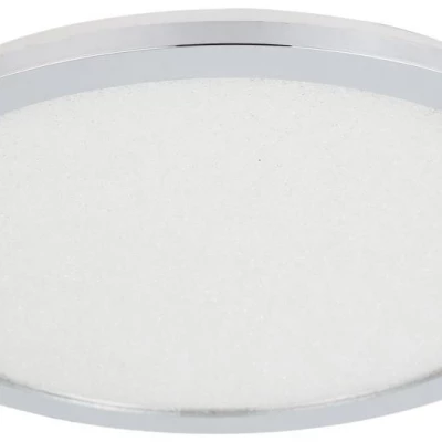 Kulatý stmívatelný LED panel do koupelny PIXEL - 24W, 3000K (teplá bílá), 40cm, chromovaný