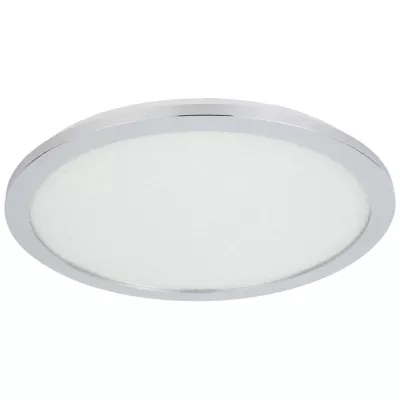 Kulatý stmívatelný LED panel do koupelny PIXEL - 24W, 3000K (teplá bílá), 40cm, chromovaný