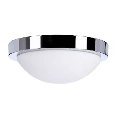 Kulaté stropní koupelnové svítidlo RODA - 1xE27, 60W, 28cm, chromované