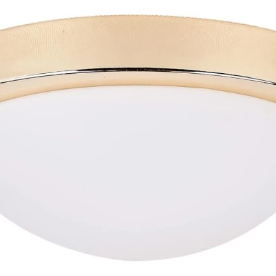 Kulaté stropní koupelnové svítidlo RODA - 1xE27, 60W, 28cm, zlaté