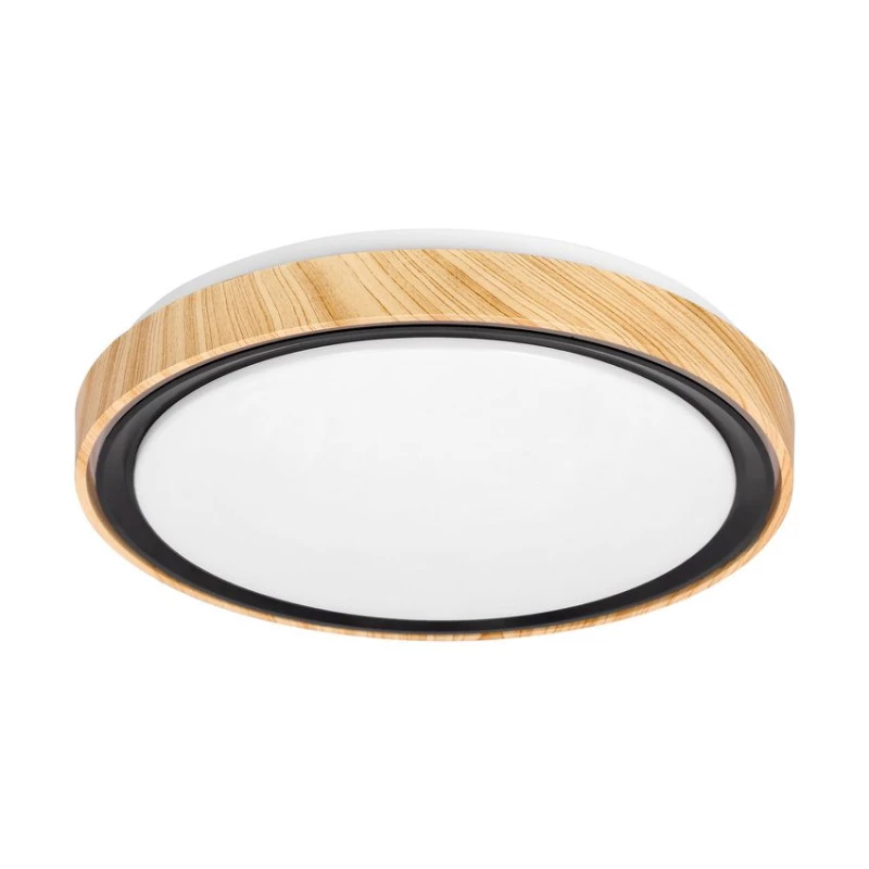 LED stropní světlo AFLO - 24W, 3000-6000K (teplá-studená bílá), hnědé / černé / bílé