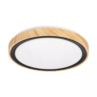 LED stropní světlo AFLO - 24W, 3000-6000K (teplá-studená bílá), hnědé / černé / bílé