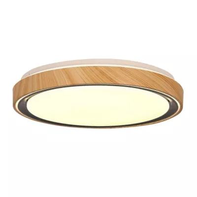 LED stropní světlo AFLO - 24W, 3000-6000K (teplá-studená bílá), hnědé / černé / bílé