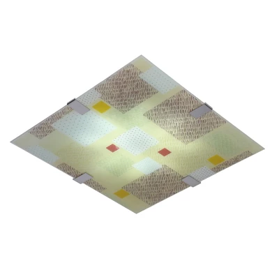 LED stropní / nástěnné světlo AMBIENTE - 16W, 6500K (studená bílá), 40x40cm, hranaté, různobarevné