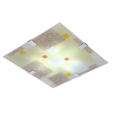 LED stropní / nástěnné světlo AMBIENTE - 16W, 6500K (studená bílá), 40x40cm, hranaté, různobarevné