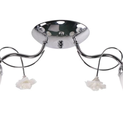 Stropní osvětlení ARIAM - 2xE27, 40W, chromované / bílé