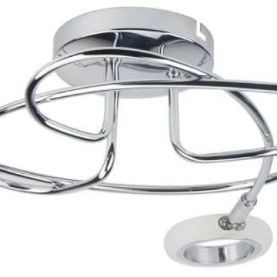 LED moderní stropní osvětlení AURELION - 3x4W, 3000K (teplá bílá), chromované