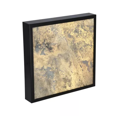 Stropní LED světlo LUXAN - 28W, 4000K (denní bílá), 29x29cm, zlaté / šedé 2