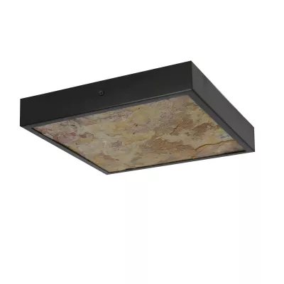 Stropní LED světlo LUXAN - 28W, 4000K (denní bílá), 29x29cm, černé / různobarevné 1