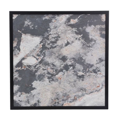 Stropní LED světlo LUXAN - 48W, 4000K (denní bílá), 39x39cm, černé / šedá