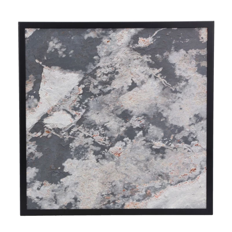 Stropní LED světlo LUXAN - 48W, 4000K (denní bílá), 39x39cm, černé / šedá