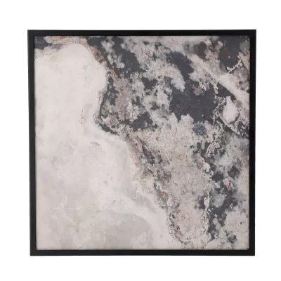 Stropní LED světlo LUXAN - 48W, 4000K (denní bílá), 49x49cm, černé / šedá