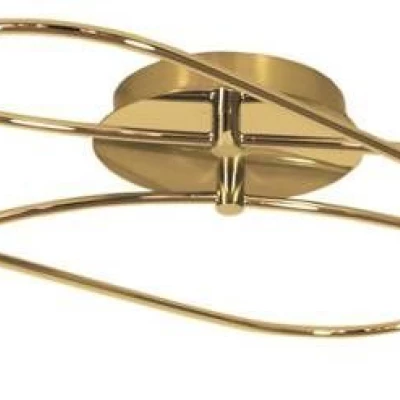 Stropní moderní osvětlení AVILA - 4xE14, 40W, mosazné