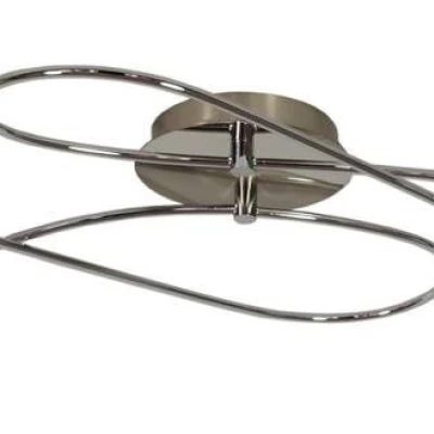 Stropní moderní osvětlení AVILA - 4xE14, 40W, stříbrné