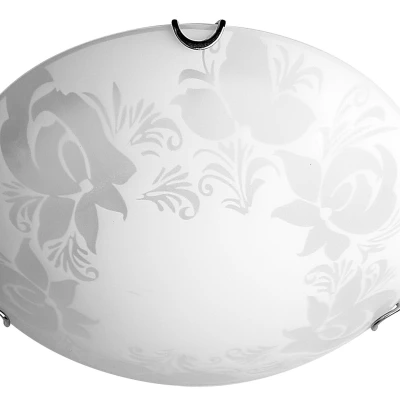 Moderní nástěnné / stropní osvětlení BERIS - 1xE27, 60W, 30cm, kulaté, bílé