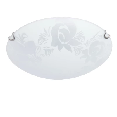 Moderní nástěnné / stropní osvětlení BERIS - 1xE27, 60W, 30cm, kulaté, bílé