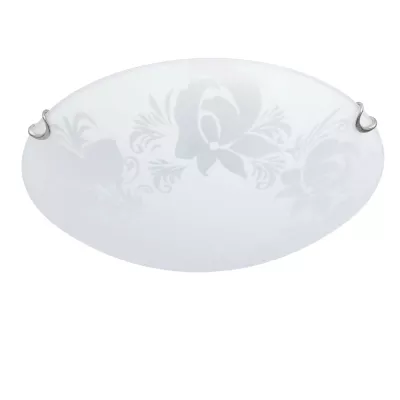 Moderní nástěnné / stropní osvětlení BERIS - 1xE27, 60W, 30cm, kulaté, bílé