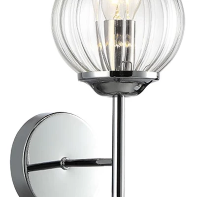 Moderní nástěnné osvětlení BEST - 1xE14, 40W, chromované