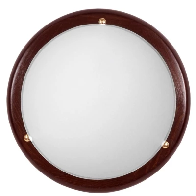 Stropní kulaté LED osvětlení BIANCA - 10W, 6500K (studená bílá), 30cm, kulaté, wenge