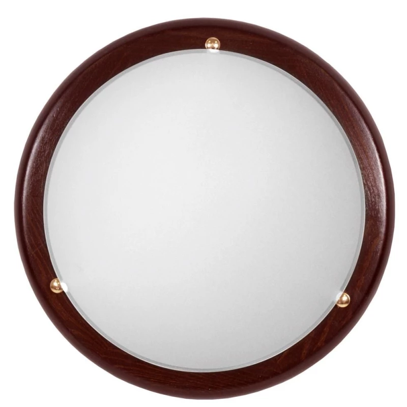 Stropní kulaté LED osvětlení BIANCA - 10W, 6500K (studená bílá), 30cm, kulaté, wenge