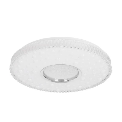 Designové LED stropní osvětlení BUBBLES - 24W, 4000K (denní bílá), chromované / bílé