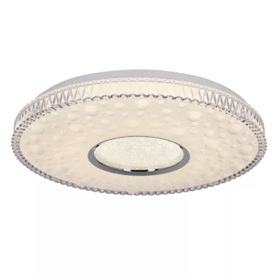 Designové LED stropní osvětlení BUBBLES - 24W, 4000K (denní bílá), chromované / bílé